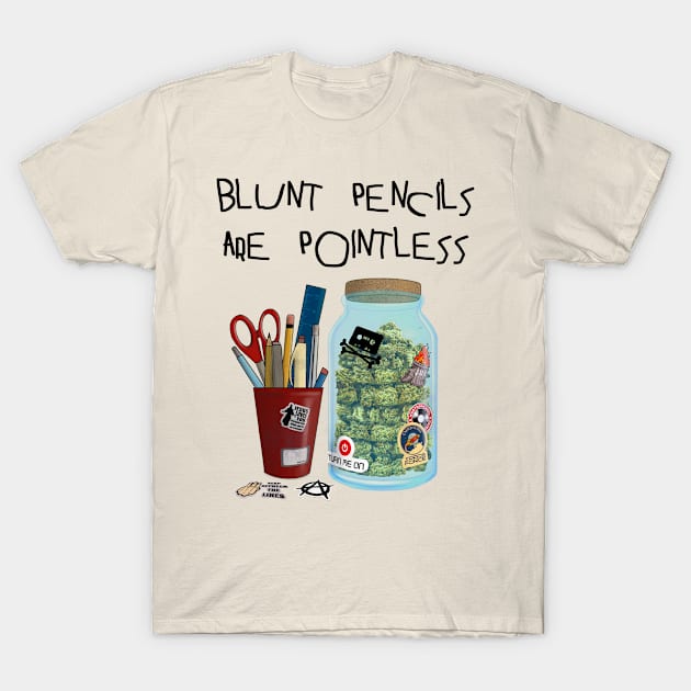 Blunt pencils T-Shirt by IceTees